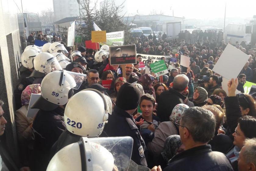 Çerkezköylüler termik santral ÇED toplantısına izin vermedi