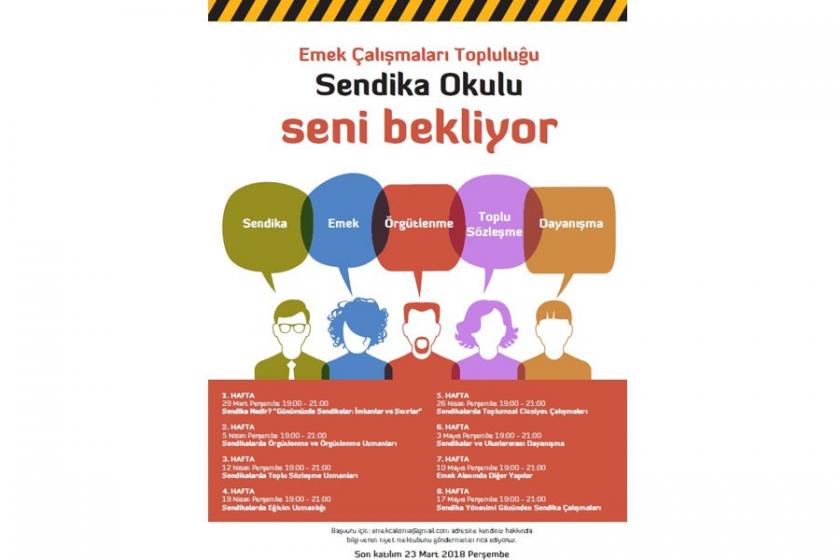 Emek Çalışmaları Topluluğu Sendika Okulu programı açıklandı