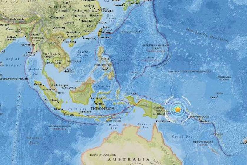 Papua Yeni Gine’de 6.3 büyüklüğünde deprem