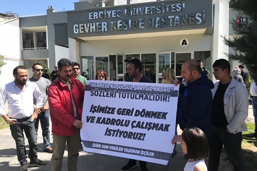 Erciyes Üniversitesi işçilerine de aynı bahane: Arşiv soruşturması