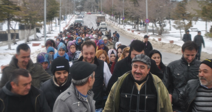 Seramik işçileri mücadeleye devam ediyor