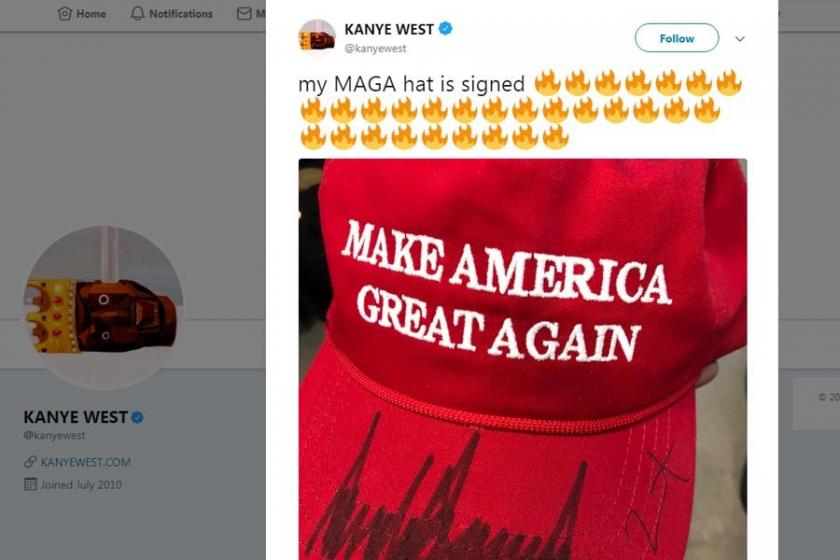 Trump’a desteğini açıklayan Kanye West’e büyük tepki