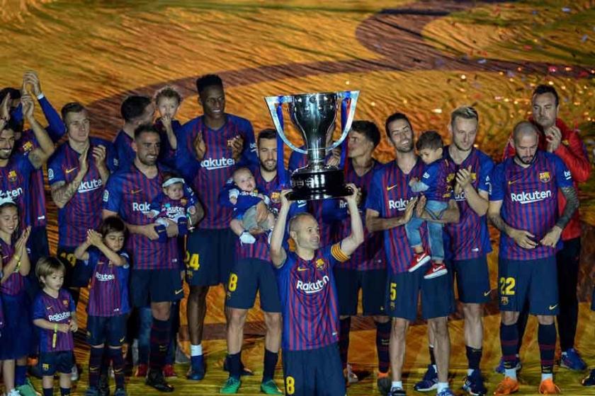 Barcelona, Iniesta'ya galibiyetle veda etti