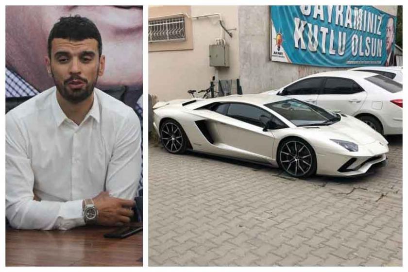 AKP Milletvekili Adayı Kenan Sofuoğlu toplantıya Lamborghini'yle geldi