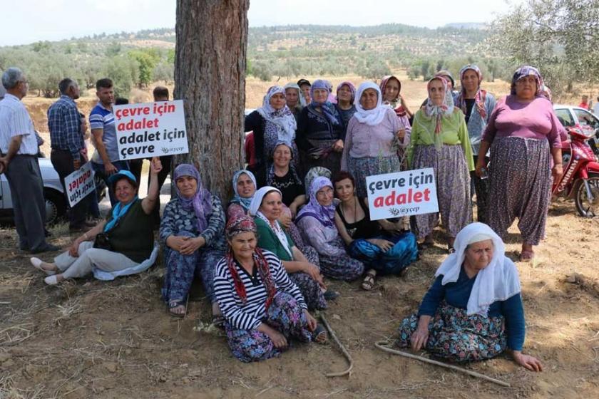 Jeotermal tesise tepki gösteren köylüler yol kapattı