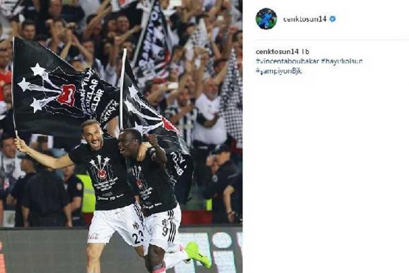 Cenk Tosun'dan Aboubakar paylaşımı; transfer iddialarını güçlendirdi