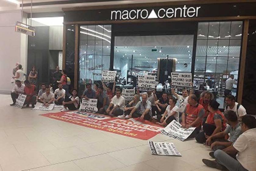 Hakları gasbedilen market işçilerinin eylemleri sürüyor