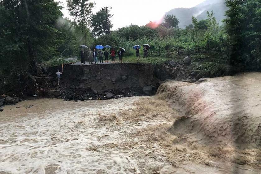 Ordu'da sel: Köprüler çöktü, bir kişi yaşamını yitirdi