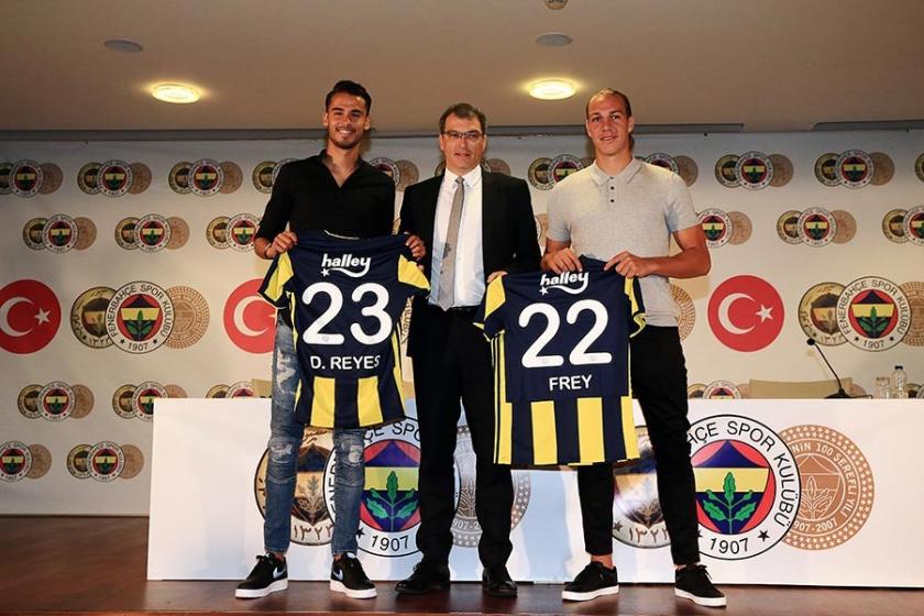 Fenerbahçe'de yeni transferler Reyes ve Frey imza attı