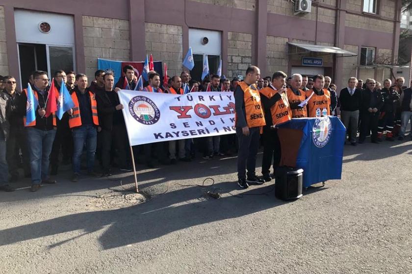 Yol-İş Kayseri Şube Başkanı Özmel: Kadro hakkı için mücadele sürecek