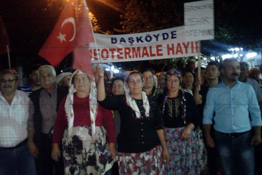 Kızılca köyünde halk JES’e karşı nöbete başladı