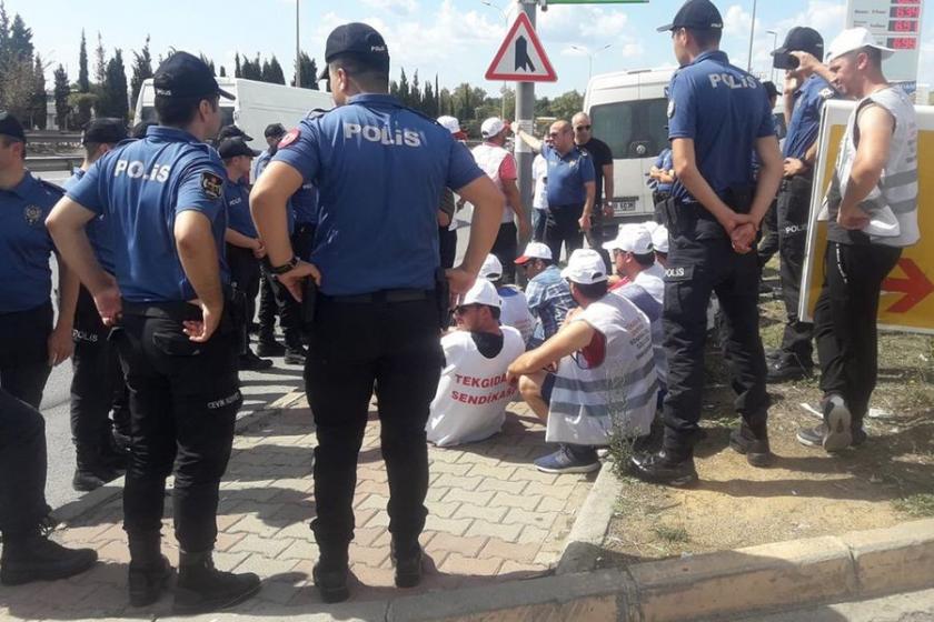 Polislerce gözaltına alınan Cargill işçileri serbest bırakıldı