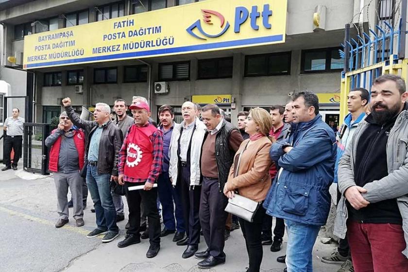 PTT Avrupa Yakası Posta İşleme Merkezinde 14 işçi işten atıldı