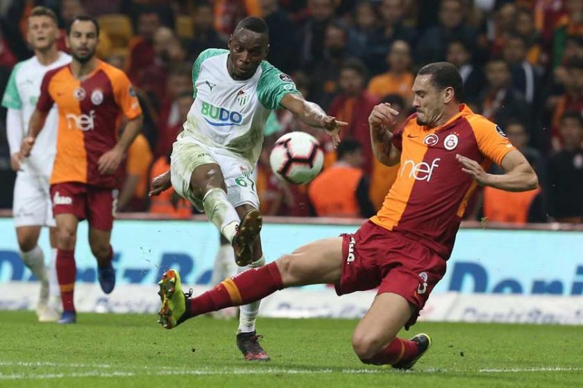 Bursaspor'u konuk eden Galatasaray, evinde 16 maç sonra puan kaybetti