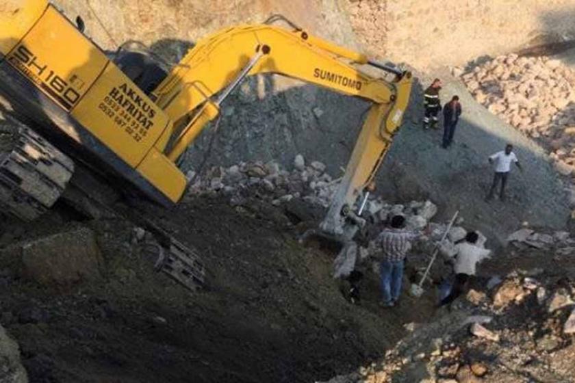 Hatay'da çocuk işçi göçük altında kaldı