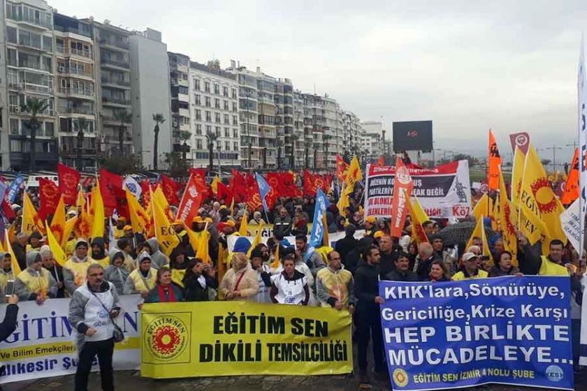 Emekçiler yoksulluğa ve işsizliğe karşı İzmir’den sesini yükseltti