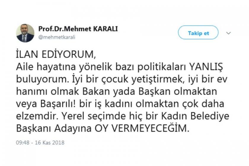 Ankara Barosu’ndan Prof. Karalı’ya suç duyurusu