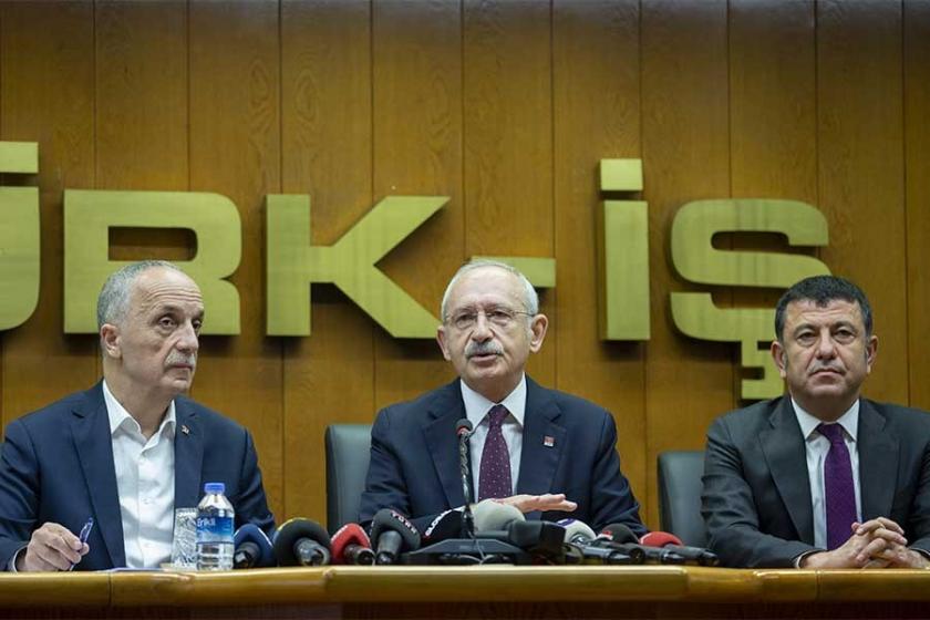 CHP Lideri Kılıçdaroğlu Türk-İş'i ziyaret etti