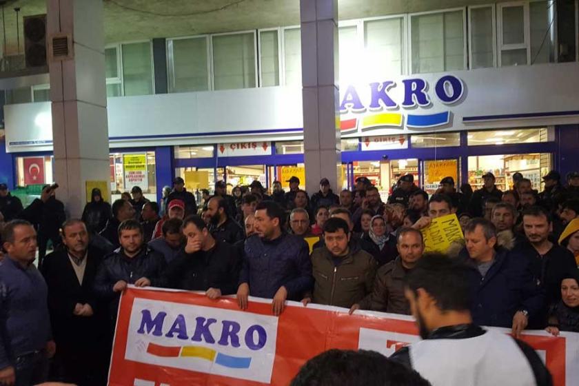 Makro Market işçileri: Seçimlerde biz de size sahip çıkmayacağız