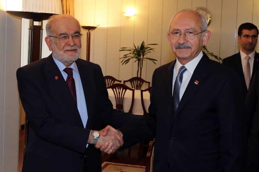 Kılıçdaroğlu-Karamollaoğlu görüşmesi sona erdi: Dirsek teması olabilir