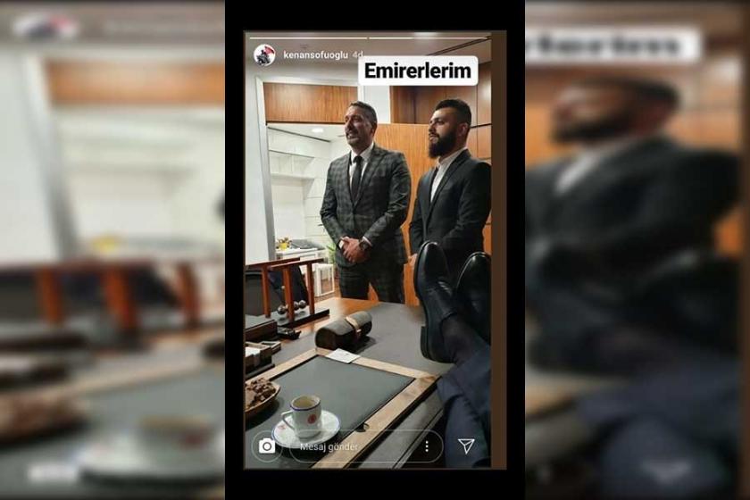 Sofuoğlu, karşısındakilere 'emir erlerim' dediği fotoğraf paylaştı