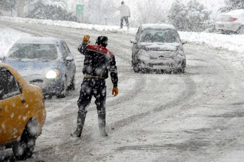 Ulaşıma kar engeli (8 Ocak 2019)