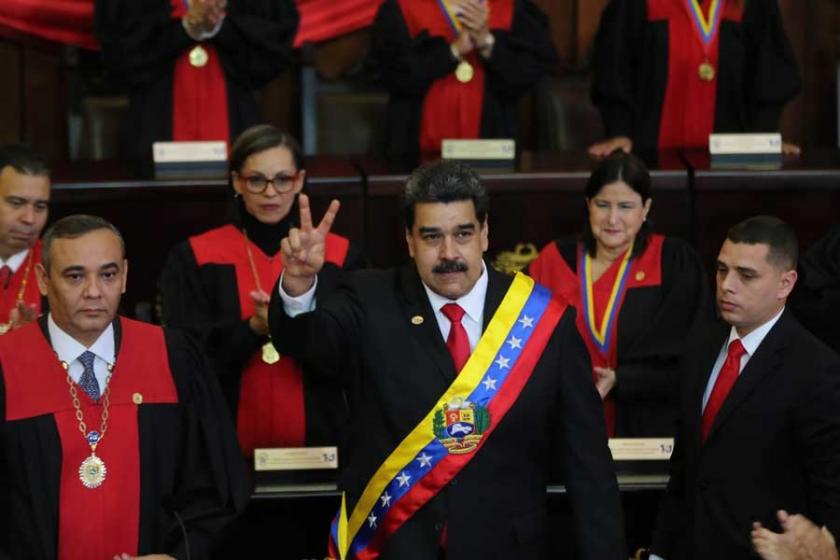 Venezuela'da Maduro devlet başkanlığı için yemin etti