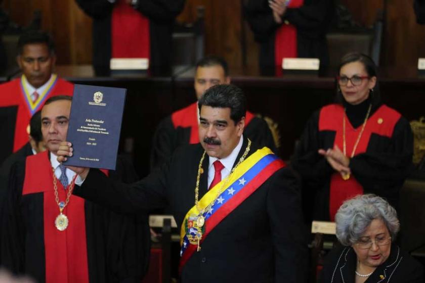 Maduro'nun yemini sonrası Venezuela'ya diplomatik abluka