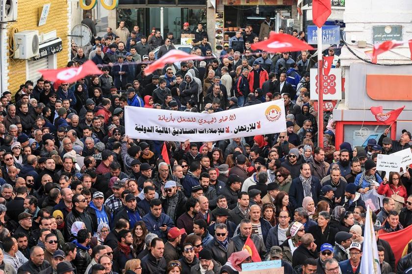 Tunus’taki grev Arap basınında: Maaş zammını IMF engelliyor