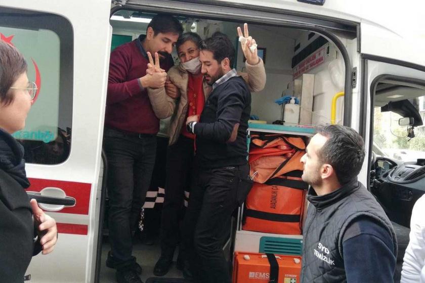 Ambulansla cezaevinden çıkarılan Leyla Güven'in açlık grevi sürecek