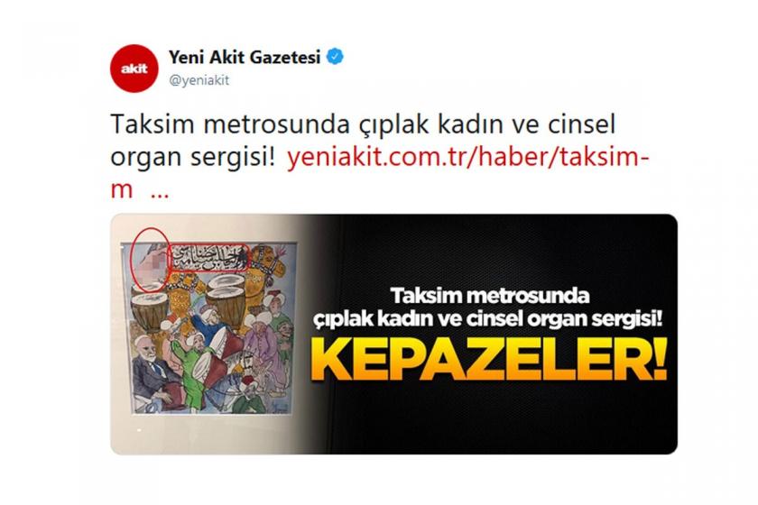 Sürdor, Burak ve Arslan'ın resimleri Yani Akit'i rahatsız etti