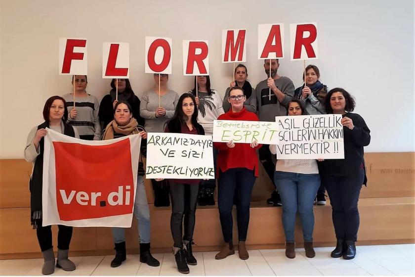 Almanya'daki Esprit işçilerinden Flormar işçilerine dayanışma mesajı