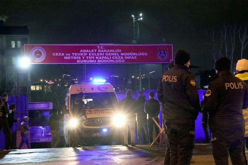 Metris Cezaevinde çıkan yangın söndürüldü