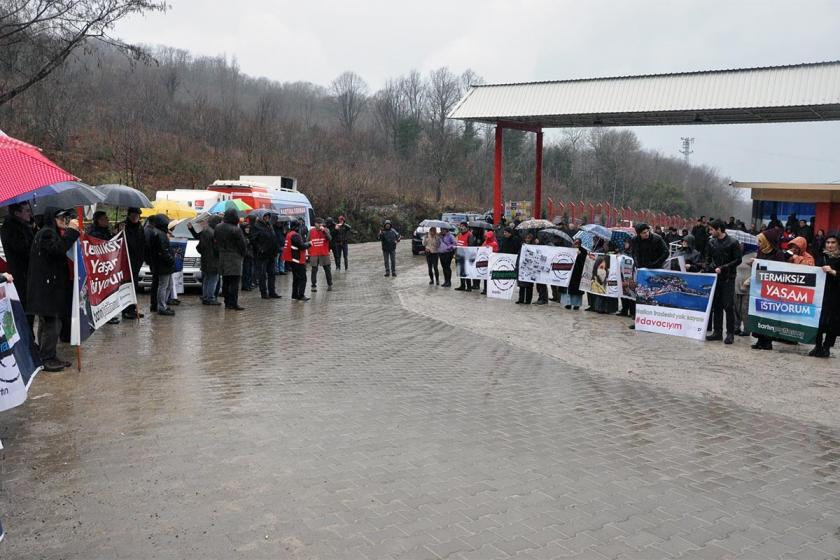 Amasra'da termik santral protestosu: Kurdurmayacağız