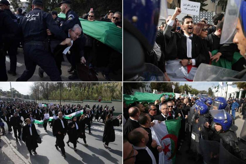 Cezayirli avukatlar, Buteflika'nın adaylığını protesto etti