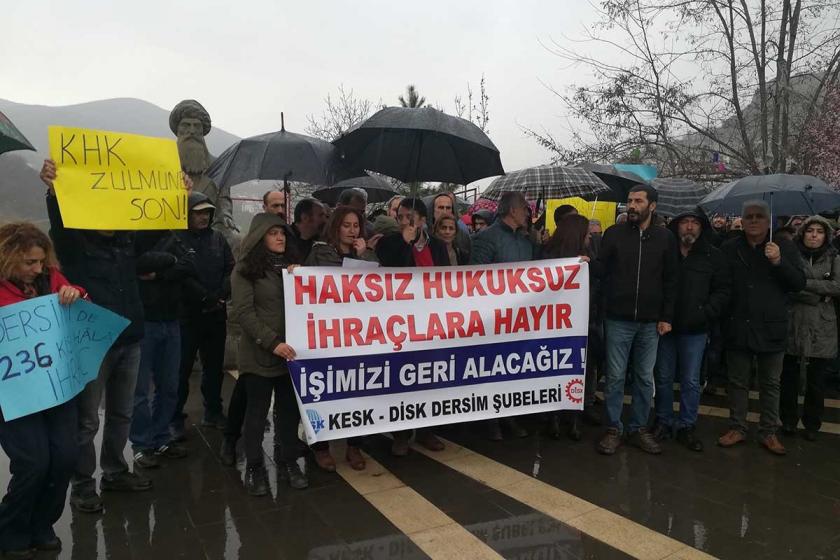 Dersim'de ihraçlarda AKP ve Memur-Sen'in etkisi var iddiası