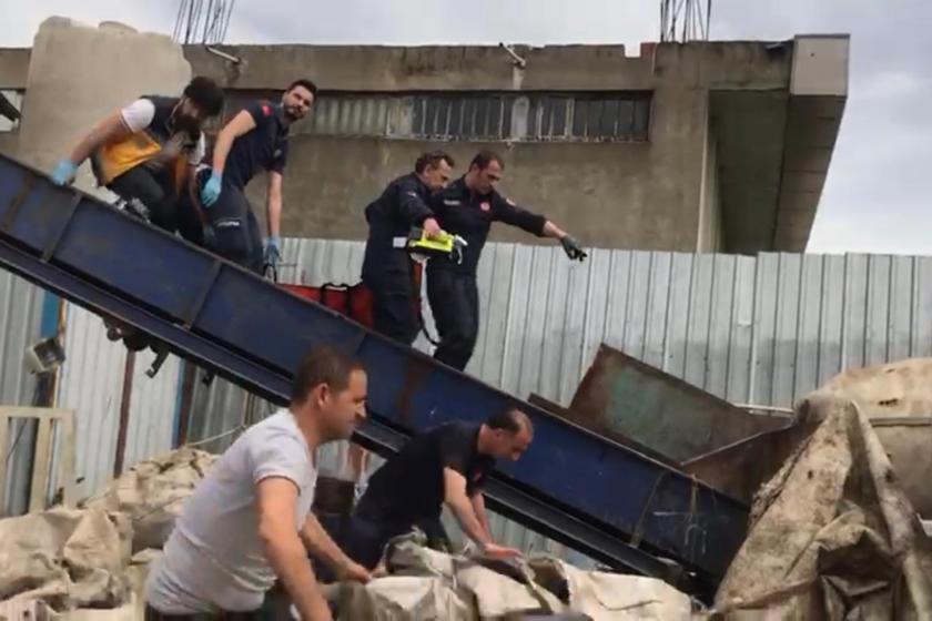 Ümraniye'de plastik öğütücü makinasına düşen çocuk öldü