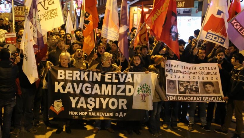 Kadıköy'deki Berkin Elvan eylemine polis saldırısı