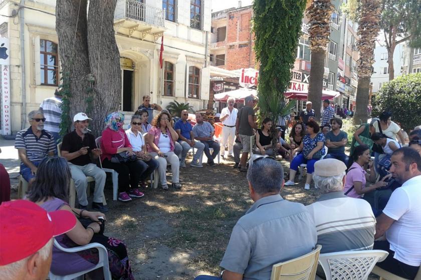 EMEP İzmir İl Örgütü Aliağa'da işten atılan işçileri ziyaret etti