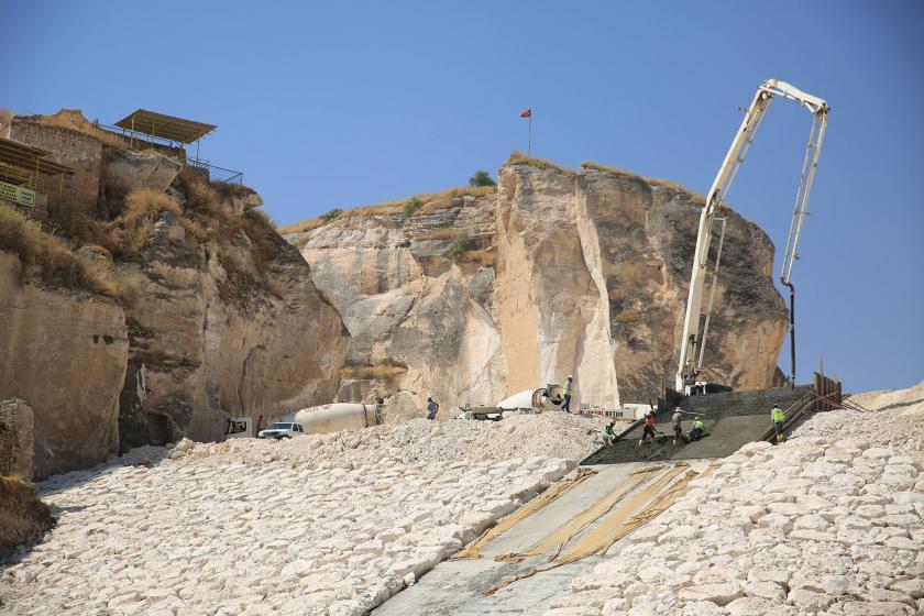 Hasankeyf'te Küçük Saray yıkım tehlikesi altında