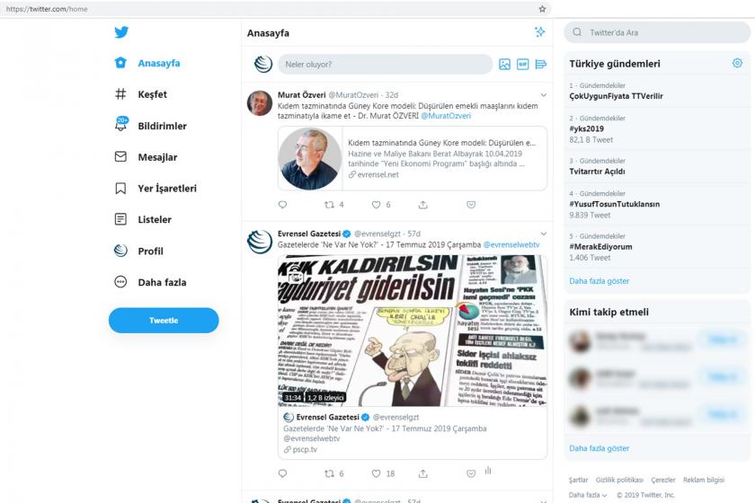 Twitter'ın tasarımı değişiyor