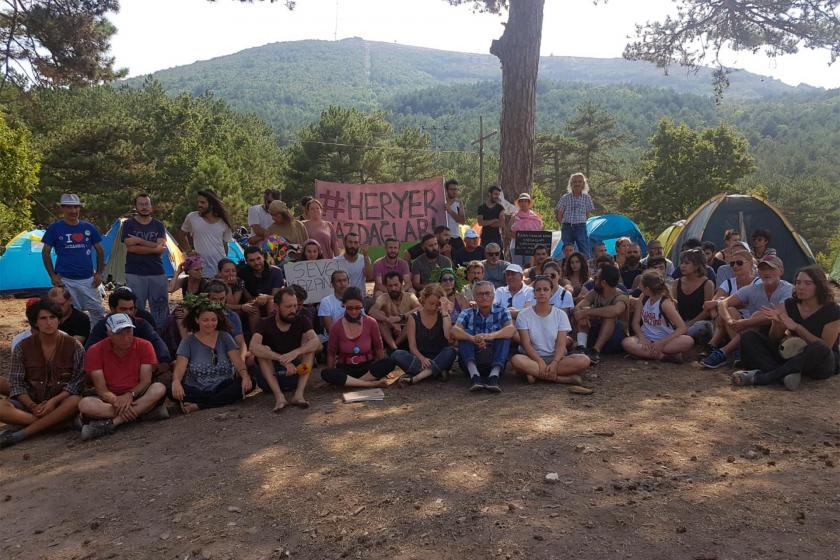 Kaz Dağları’nda çadırlı nöbet eylemi sürüyor