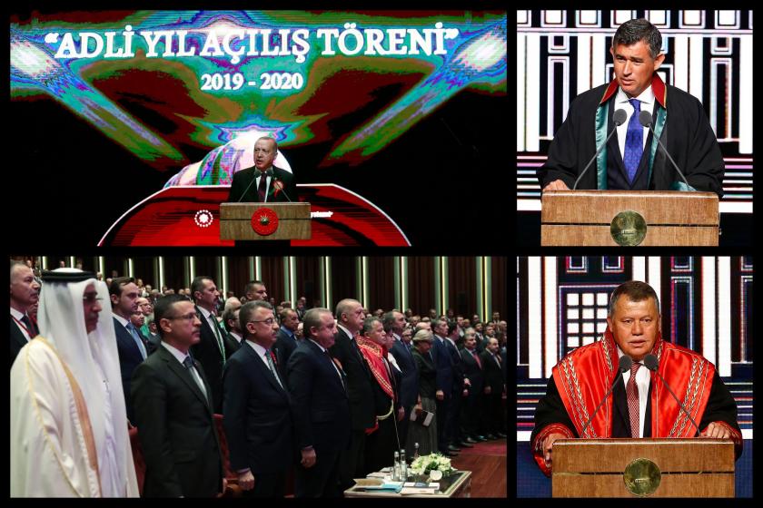 Adli yıl açılış töreni | Erdoğan, Saray'a gitmeyen baroları provokatörlükle suçladı