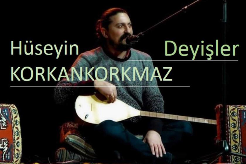 Halk müziği sanatçısı Hüseyin Korkankorkmaz Babil Sanat Sokağı'nda