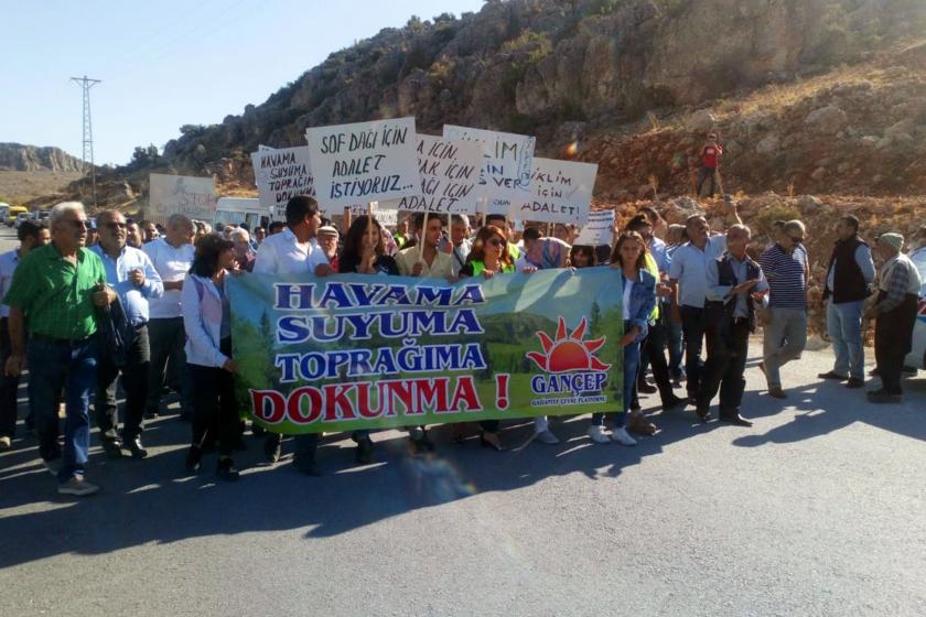 Antep'in ciğeri Sof Dağı’ndaki maden işgaline karşı yürüyüş düzenlendi