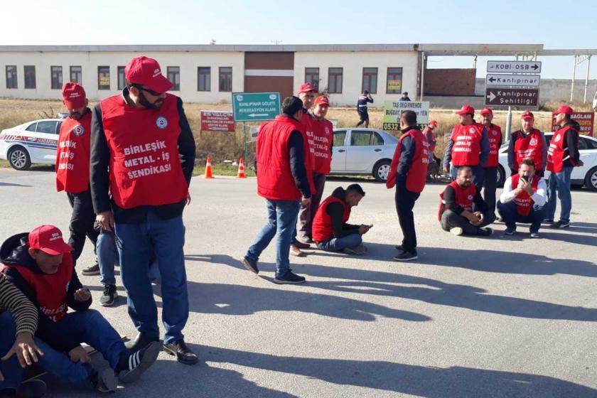 Ücretleri için Eskişehir'den Ankara'ya yürüyen metal işçileri yine engellendi