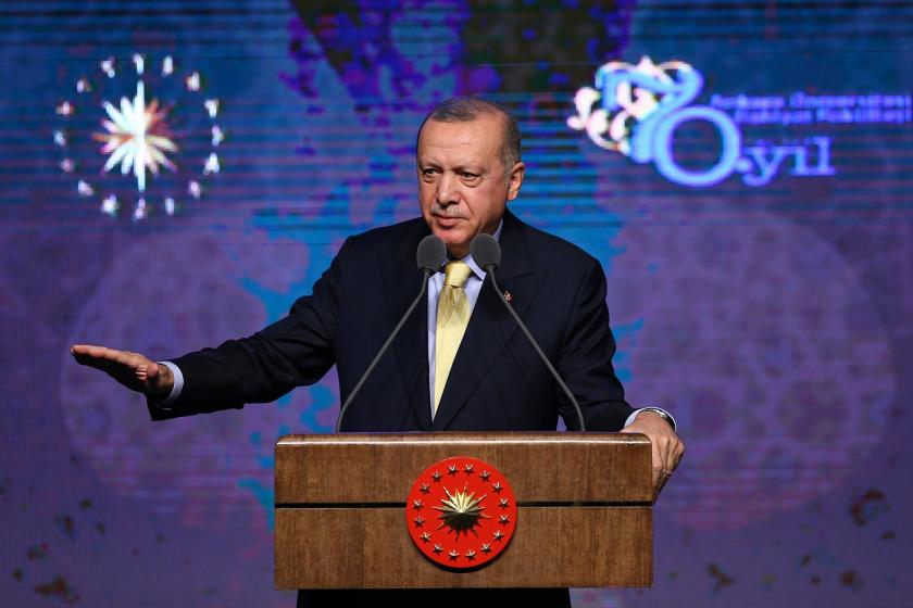 President Tayyip Erdoğan addressing to Ankara University Faculty of Theology’s Seventieth Anniversary Celebration Ceremony