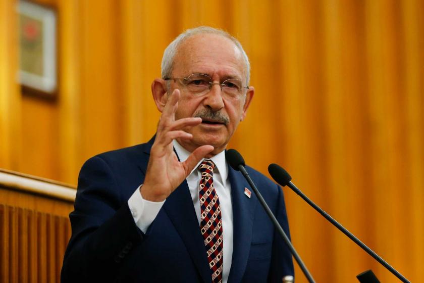 CHP Genel Başkanı Kemal Kılıçdaroğlu, partisinin Meclis grubunda konuşuyor