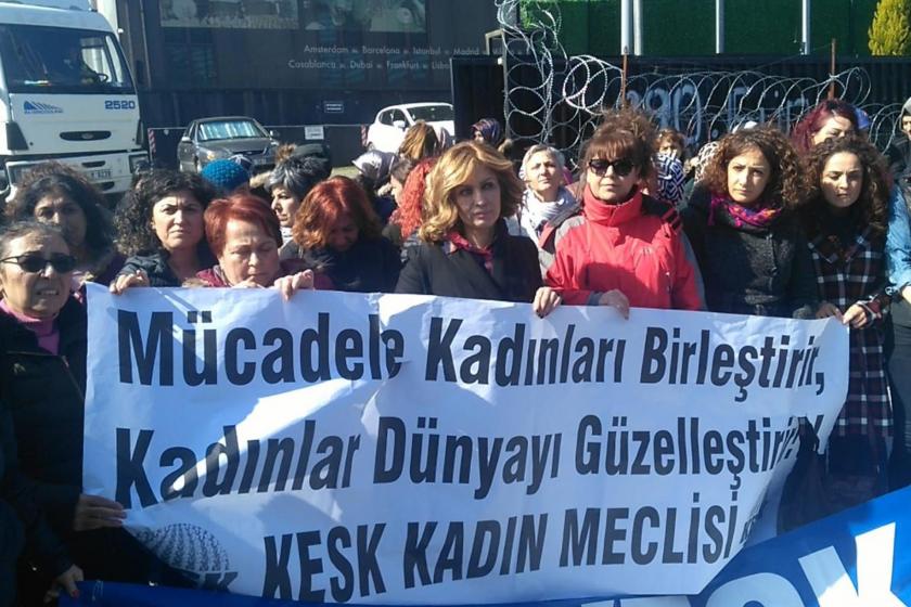 KESK Kadın Meclisi eylemi