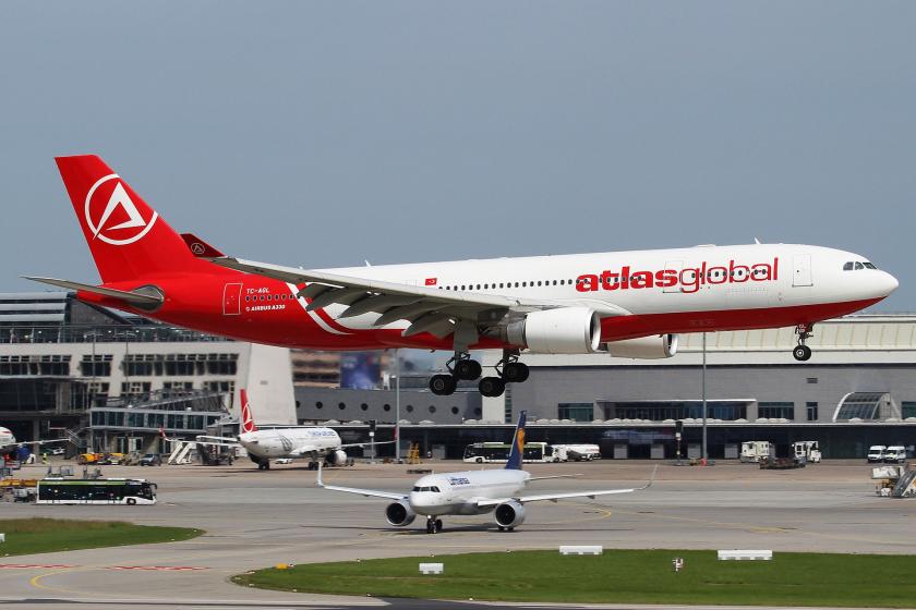 Atlasglobal'a ait bir uçak